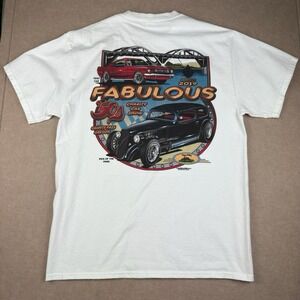 Rogue Valley Classic Cruisers T-Shirt L 2019 Car Show Grants Pass Hot Rod Tee‎